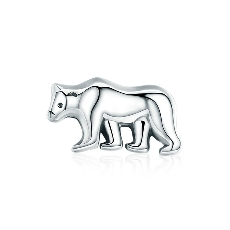 BISAER 925 пробы серебро Licorne маленькая коробка памяти Плавающие Подвески для длинного ожерелья плавающий кулон ожерелье ювелирные изделия воротник - Окраска металла: ECF109