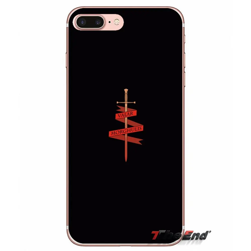 Мягкий прозрачный корпус Чехлы для Apple iPhone X 4 4S 5 5S SE 5C 6 6s 7 8 плюс Plus Валар