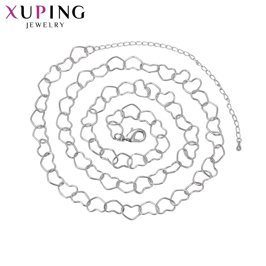 Xuping модное простое ожерелье новый дизайн длинное женская и Мужская цепочка