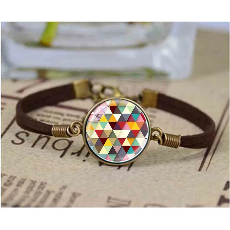 Новинка креативное геометрическое искусственное стекло брендовая бижутерия для