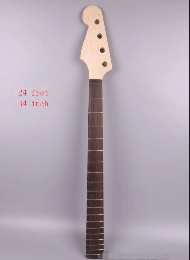 Электрическая бас-гитара лопатка на шею 24 лада 34 дюйма Fretboard Shell Vine инкрустация