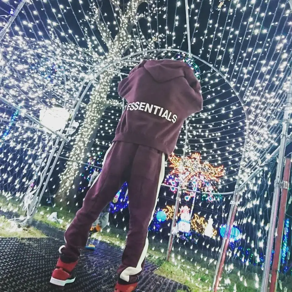 QoolXCWear Kanye West trousers Justin Bieber Sweatpants Side Stripe Jogger Pants Elastic Waist hip hop Pants Streetwear