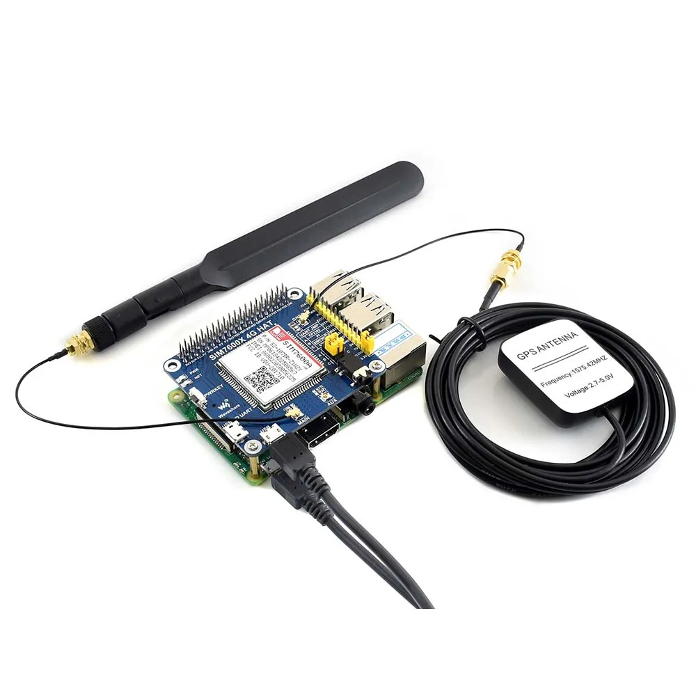 4G/3g/GNSS шапка для Raspberry Pi на основе SIM7600A-H LTE CAT4 для Северной Америки 4G связь и позиционирование GNSS
