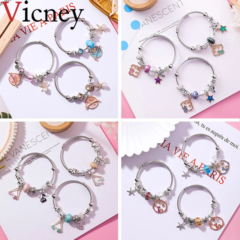 Vicney 2018 Новый Ретро Национальный стиль DIY женский браслет горный хрусталь