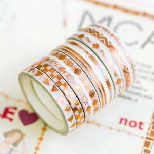 5 рулоновкомплект, декоративная лента из золотой фольги, 5 Х5 м