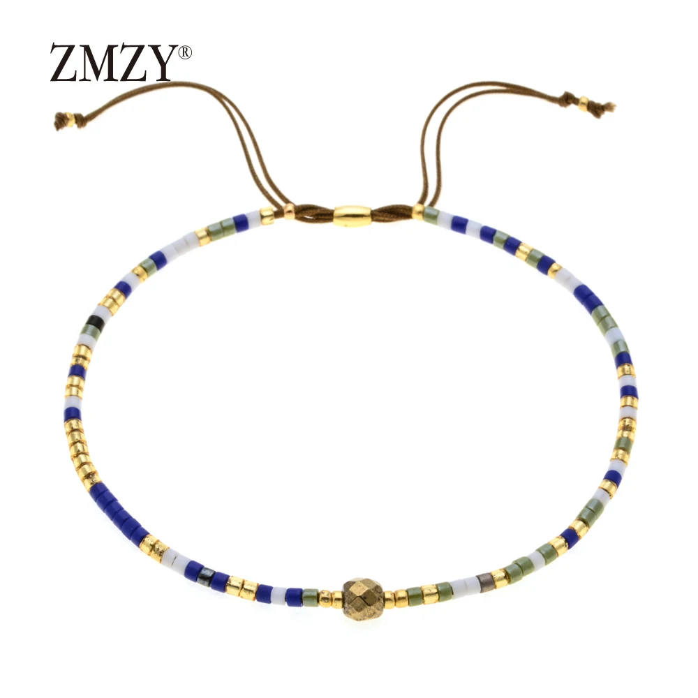 as picture ZMZY бренд Boho кисточкой браслет Богемия Стиль Дружба Бисер Женская цепочка-браслет в виде веревки камень ювелирные изделия подарок Прямая поставка - Окраска металла: as picture