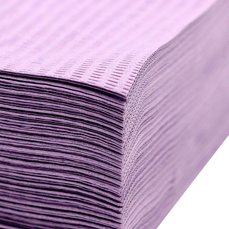 125 шт./пакет стоматологический одноразовый шейный платок бумажный шарф полотенца