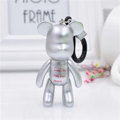 Bomgom мультфильм Popobe Gloomy Bear Momo винил полимерный брелок сумка Подвеска с героем Аниме Дети игрушки кукольный брелок D198 - Цвет: 20