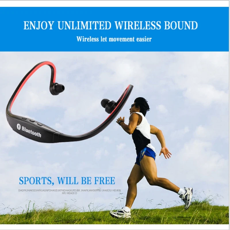 

Original S9 Sport Wireless Bluetooth 4.0 Earphone Headphones headset for iphone 6/5/4 galaxy S5/S4/3 iOS/Android with microphone