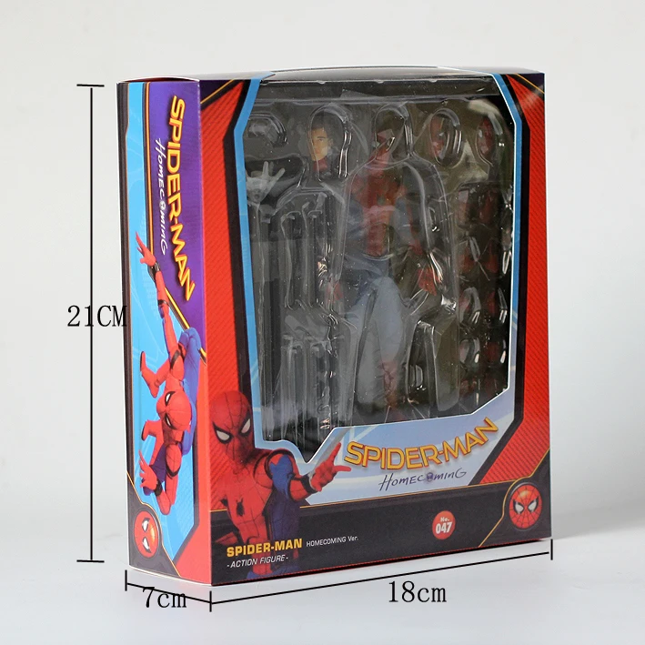 Marvel Legends MAF047 Человек-паук супер герой Удивительный ПВХ Фигурка 15 см 6&quot | Игрушки и