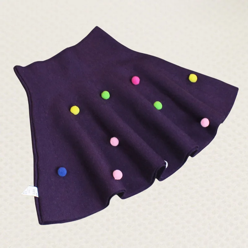 Kindstraum 2018 Новые весенние и осенние детские вязаные юбки детская Милая