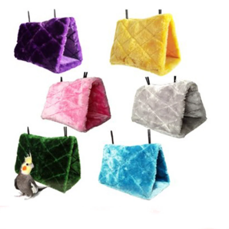 CW024 плюшевый табак Птица Попугай сарай гамак подвесная пещера зимняя теплая