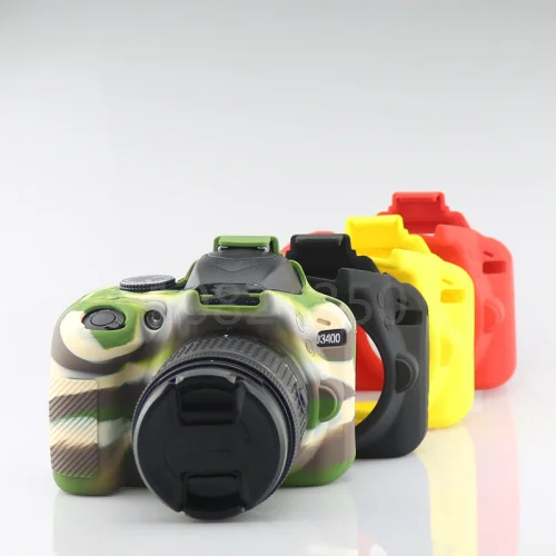 Красивый мягкий силиконовый чехол для камеры Nikon D3400 |
