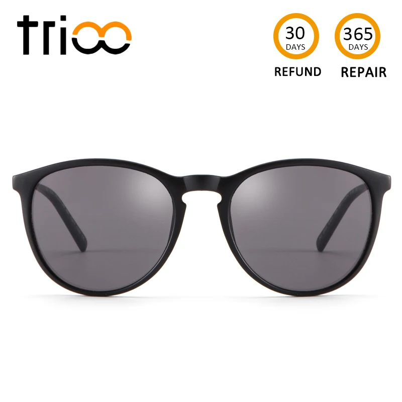 

Солнцезащитные очки TRIOO Minus, классические круглые очки для близорукости по рецепту, Классические фотохромные очки UV400
