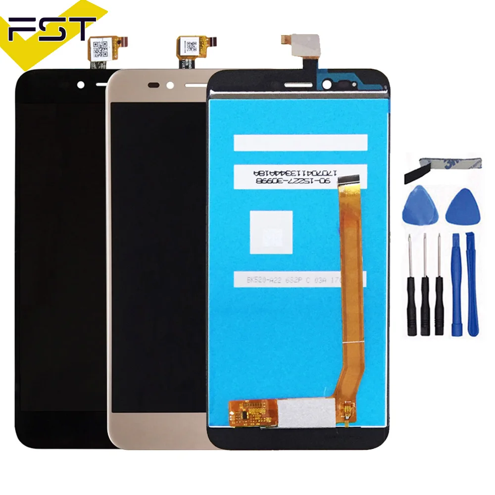 For Wiko U Pulse Lite LCD With Touch Screen Glass Panel Digitizer Assembly Repair Parts 5.2 Inch+Tools +Adhesive | Мобильные