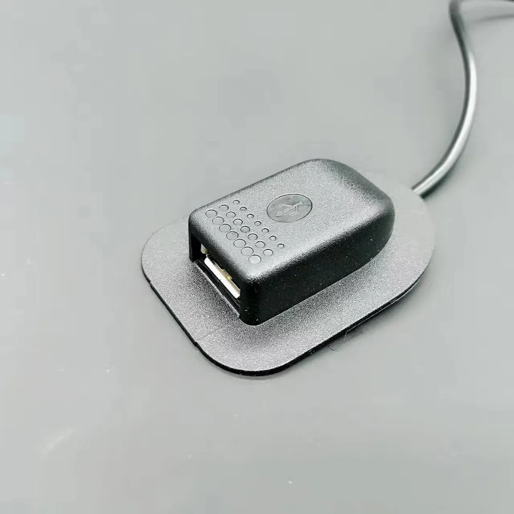 Черный рюкзак Внешний USB зарядный Интерфейс адаптер зарядное устройство кабель