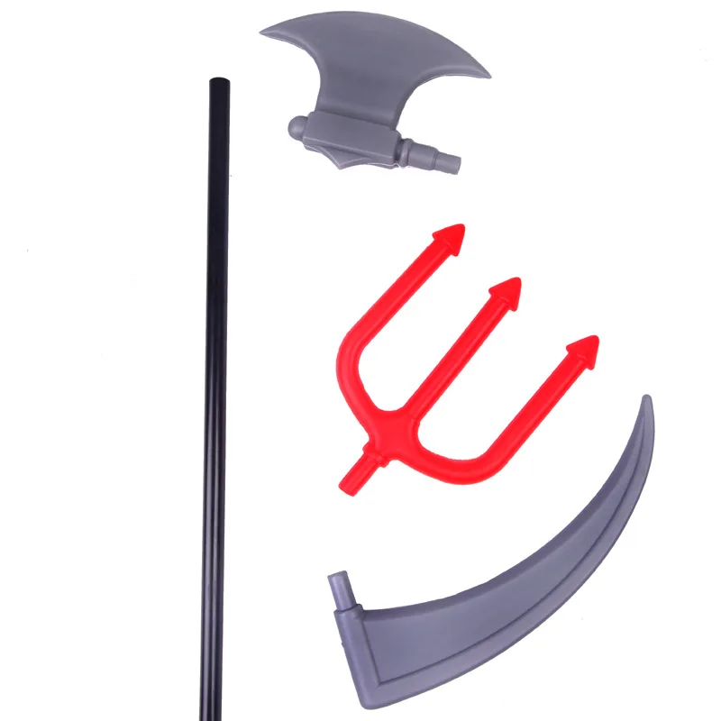 Аниме оружие для косплея топор демон красная вилка жнец коса пиратский нож