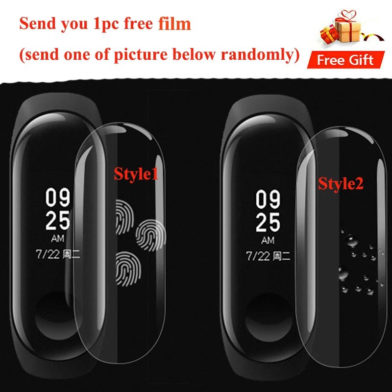 Смарт-часы mi Band 3 4, силиконовый ремешок, умный Браслет для xiaomi mi band 3 Band 4, умный Браслет mi 3, ремешок для часов с бесплатной пленкой