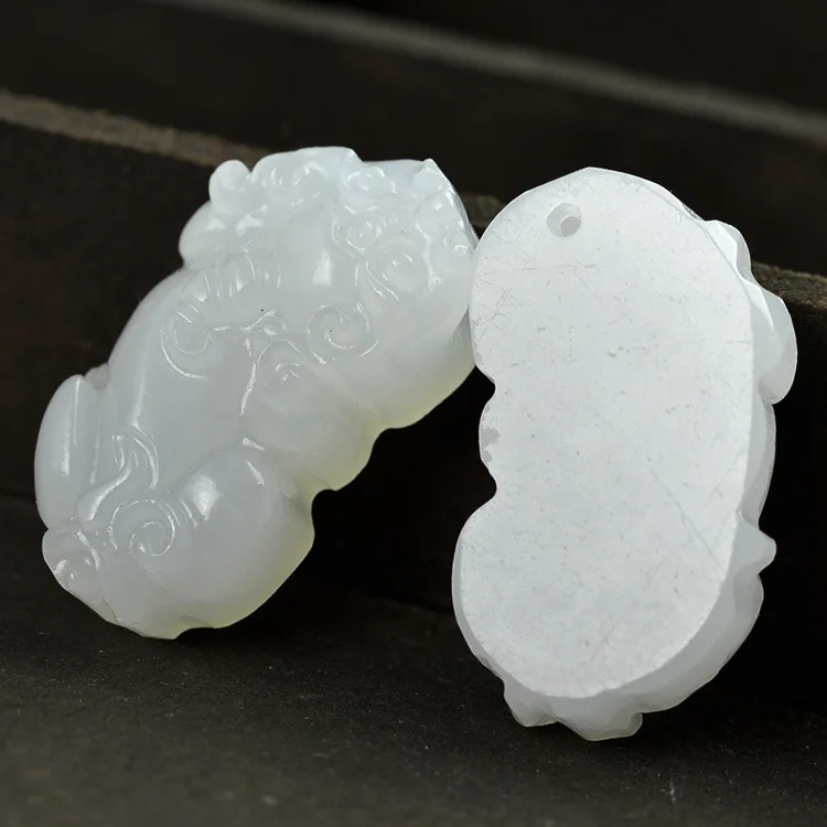 Yanting натуральный афганский белый кулон ожерелье PIXIU Подвеска для изготовления