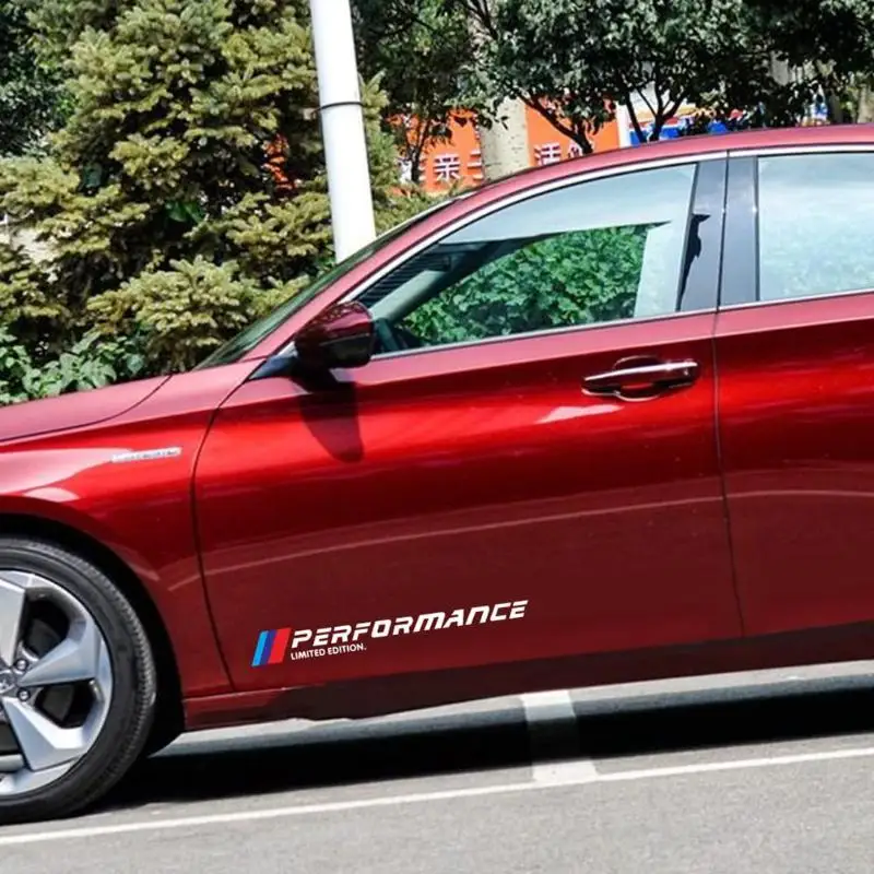 VODOOL 2 шт. стикер для стайлинга автомобиля s M Performance Limited Edition наклейки на боковые