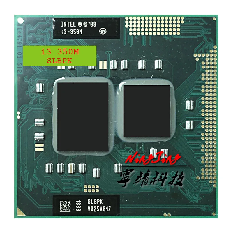 Процессор Intel Core i3 350M SLBU5 SLBPK двухъядерный процессор 2 ГГц с четырехъядерным