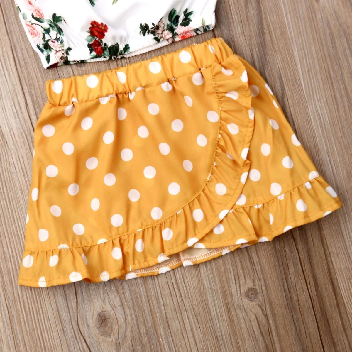 Милая детская одежда для маленьких девочек из 2 предметов топы без рукавов с