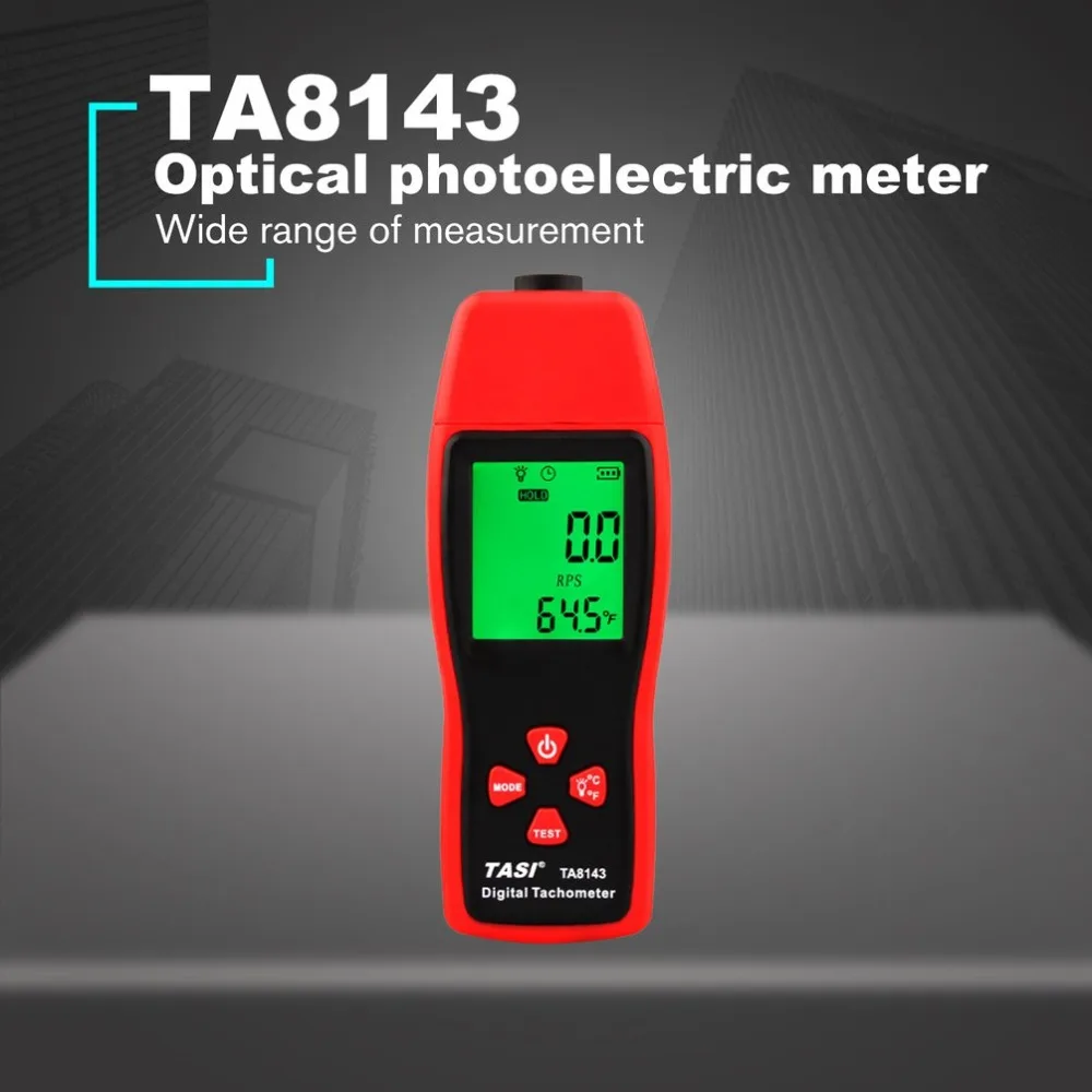 TA8143 цифровой тахометр лазерный фотоэлектрический оптический измеритель 2 5 ~ 99999