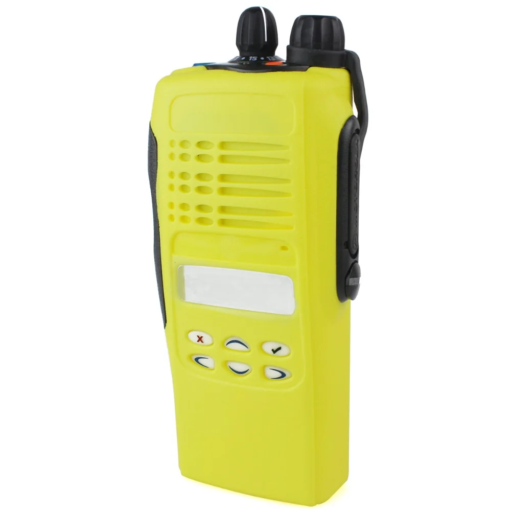 Чехол и ручка для Motorola GP360 HT1250 желтого цвета|cover covers|kit kitscover for motorola |