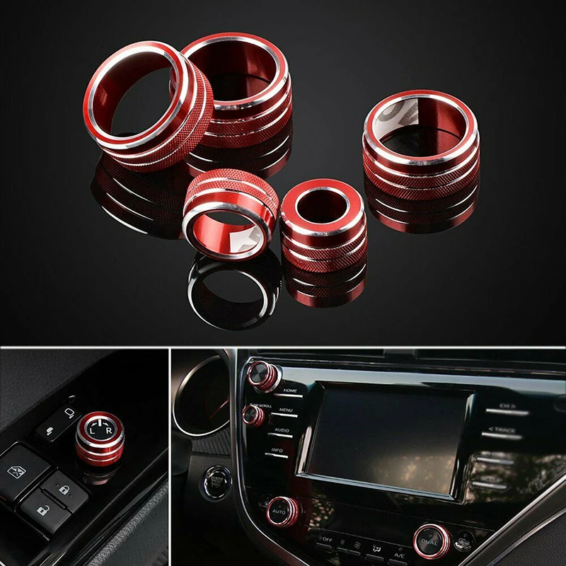 Центральный аксессуары ручка для салона автомобиля кольцо консоль Кнопка