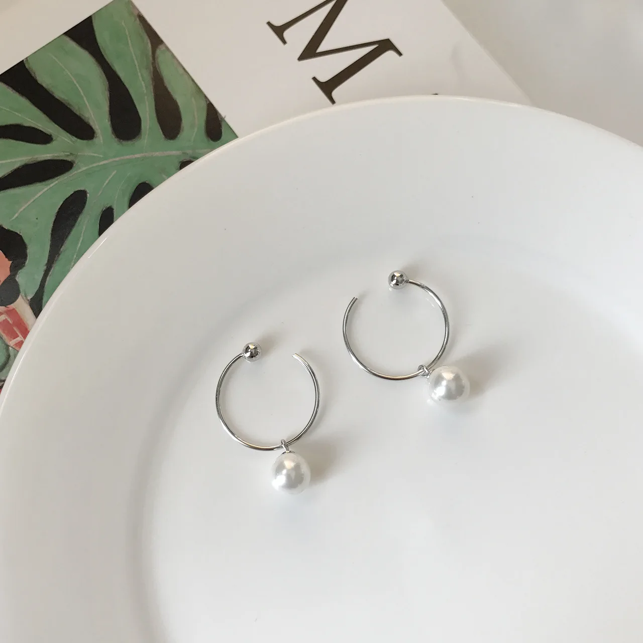 Корейский выпуск S925 чистое серебро модная Личность шикарное ветро простое