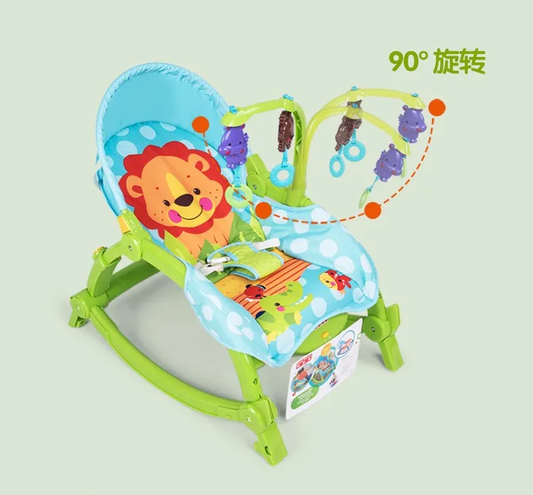 Babythrone новорожденных кресло-качалка Многофункциональный складной электрические маленьких вышибала кресло Колыбель