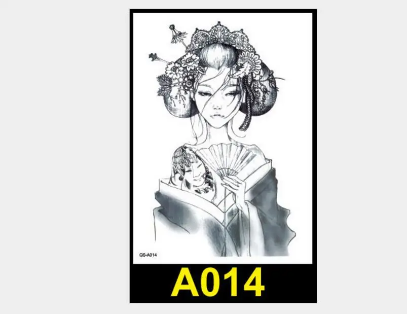 Летние водонепроницаемые временные легко удаляемые череп красота 1 40