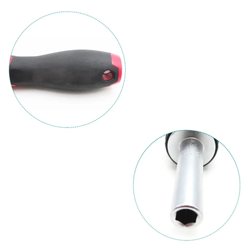 1PC Multi-function Non-slip Reversible Ratchet Wrench Screwdriver Handle for 1/4"(6.35mm) Hex Shank Bit Cr-V | Инструменты