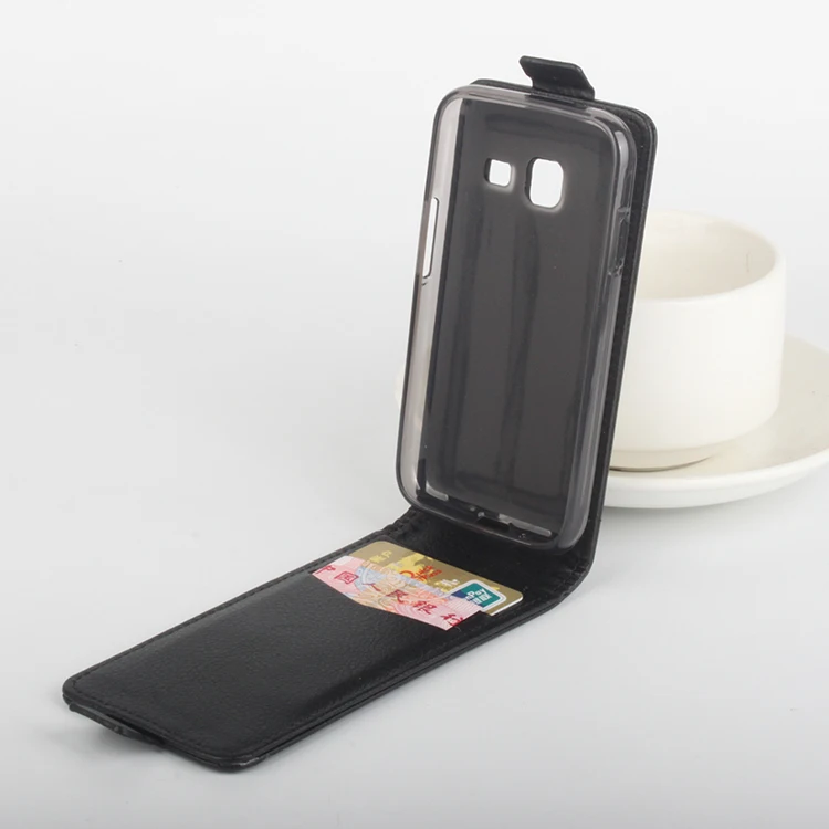 Litchi вверх Подпушка для Samsung Galaxy J1 Mini чехол хорошо кожаный + жесткий задняя крышка