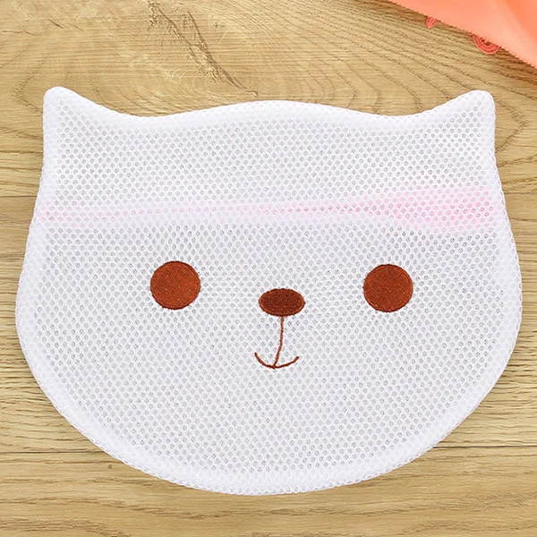 bear Бюстгальтер Стиральная сумка белье сетчатая корзина для нижнего белья мультфильм Животные хранение белья органайзер для стиральных машин нижнее белье носки чище - Цвет: bear