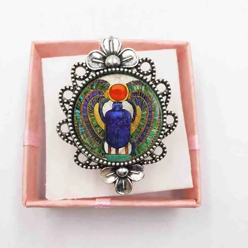 Мода 2017 г. Египетский скарабей кольцо Древнего Египта ювелирные изделия