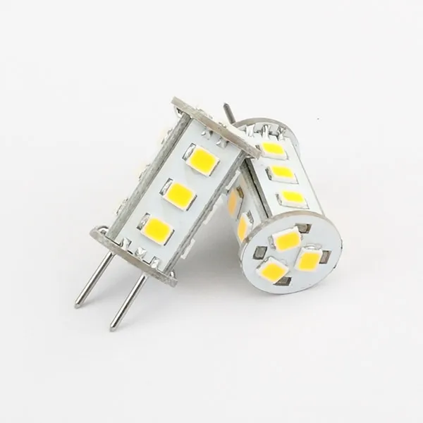 Светодиодная сверхъяркая лампочка G6.35 2835SMD 15 светодиодов с широким рабочим