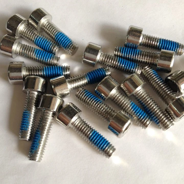 100 шт./лот M2/M3/M4/M5/M6* L нержавеющая сталь DIN912 с шестигранной головкой, винт nylok обработка поверхности, самоблокирующийся винт