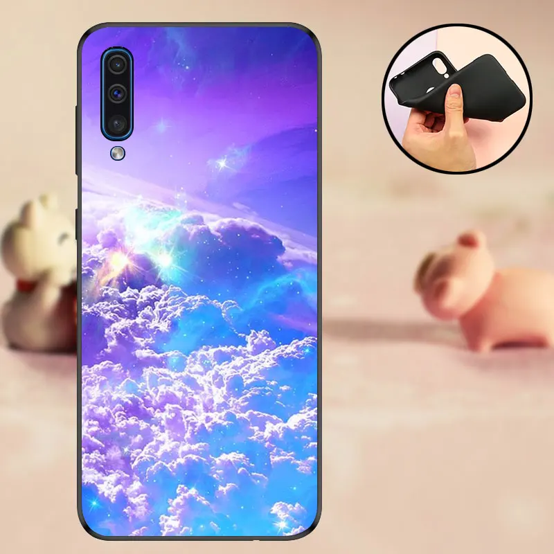 Матовый мягкий чехол для Samsung A50 чехол-накладка силиконовый телефона Galaxy A 50 SM-A505F