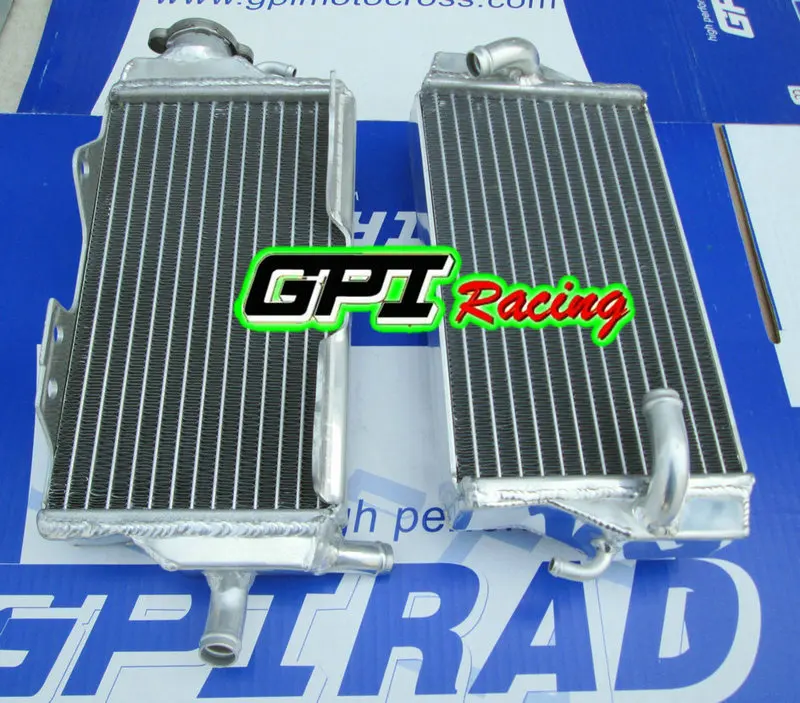 Алюминиевый гоночный радиатор RH &amp LH + шланг для Honda CR125 CR125R CR 125R 00 - 01 2000 2001 NE GPI |