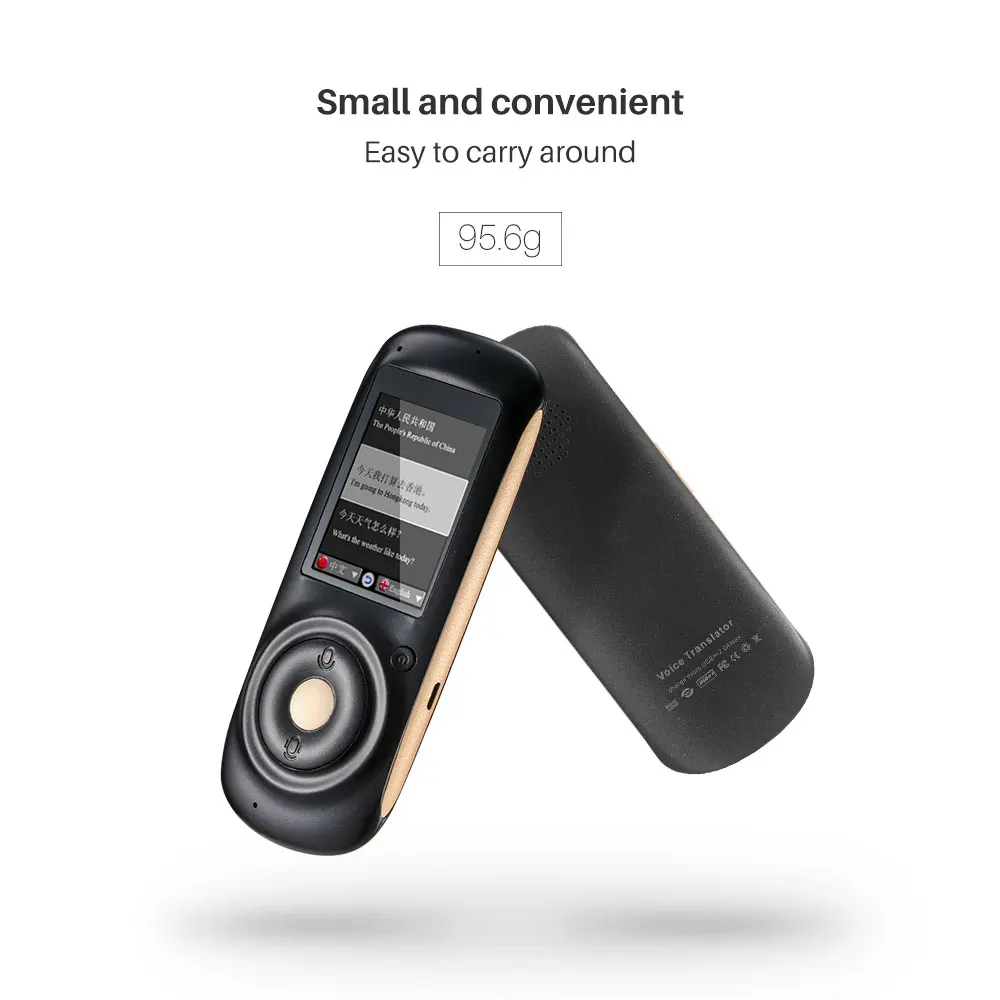

Voice Translator Instant Smart Translation Portable Travel WiFi 35 Languages Real Time Two-way Translator Device