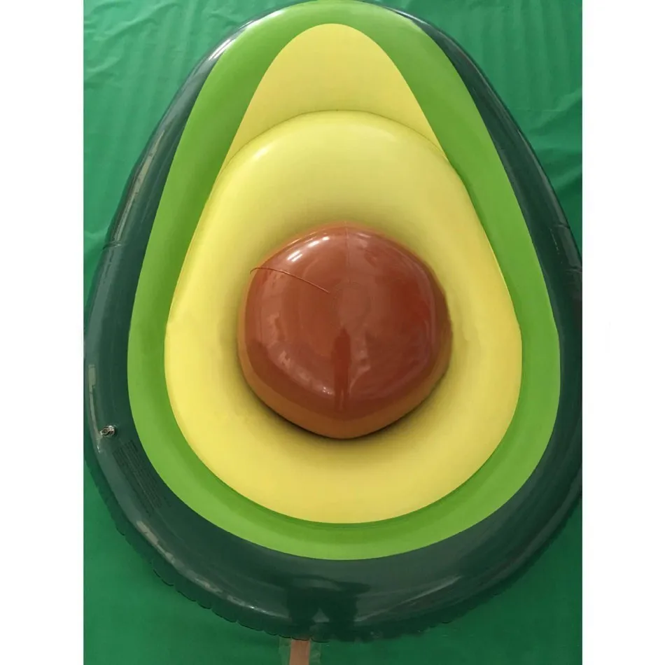 Гигантское надувное кольцо для плавания авокадо взрослых бассейн поплавок круг