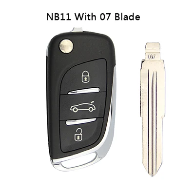NB11 with 07 blade OkeyTech KD900 NB11 универсальный мульти-функциональный DS Стиль NB серии дистанционного Управление с 1 шт. № 07/18/27/50 плоский ключ - Цвет: NB11 with 07 blade