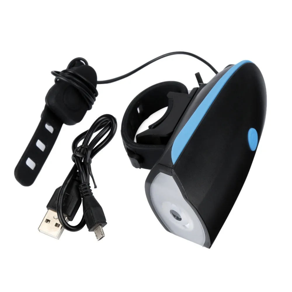 Новый USB светодиодный велосипедный фонарь перезаряжаемая фара с рожком и COB