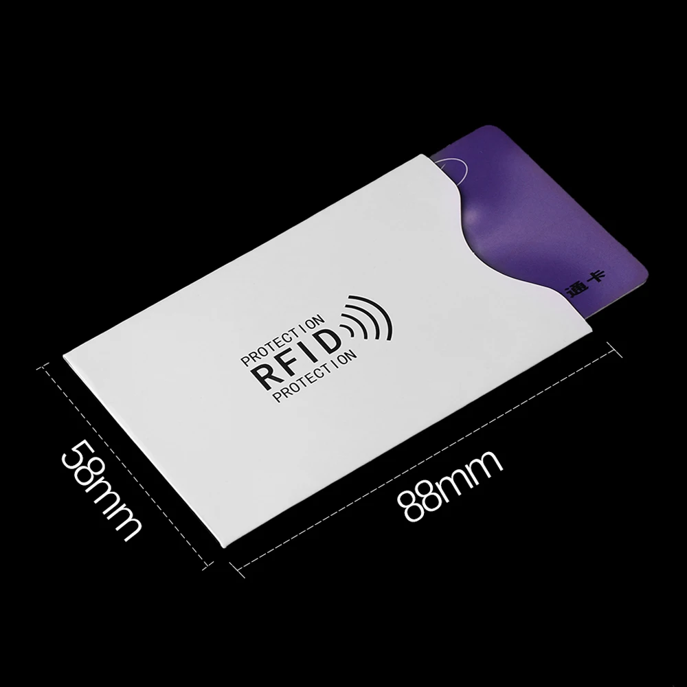 5 шт. Анти Rfid кошелек Блокировка ридер замок банк держатель для карт Id банковский чехол для карт Защита металлический кредитный держатель для карт Алюминий