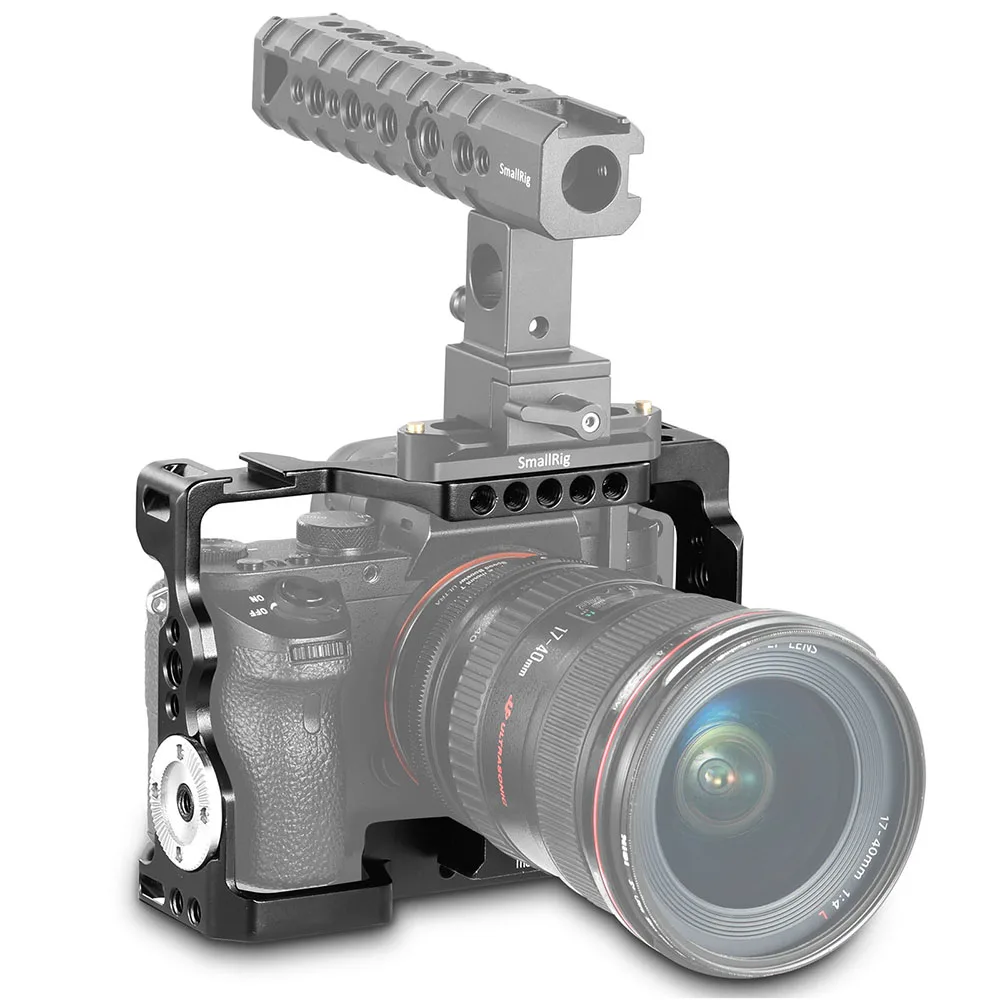 Клетка для камеры SmallRig A7M2 для sony A7MII/A7II/a7RII/a7SII из алюминиевого сплава DSLR для крепления штатива Monitor-1982