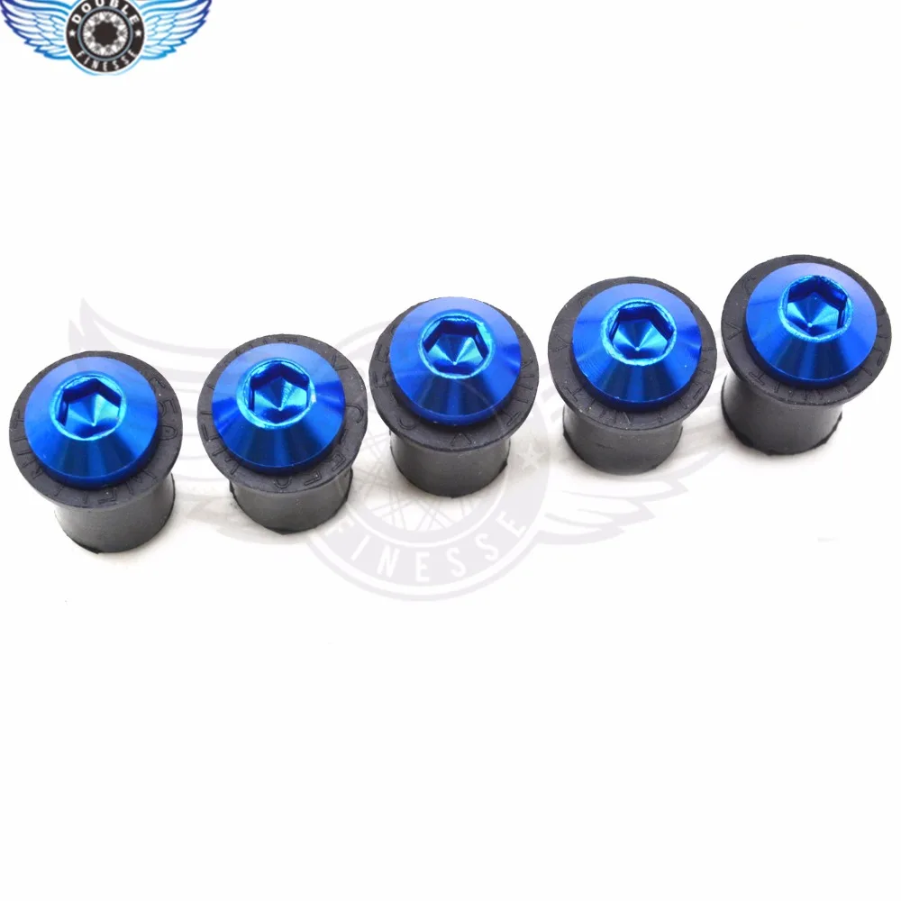 Комплект болтов для лобового стекла мотоцикла 5 шт. винтов гаек крепежных honda cbr 1000