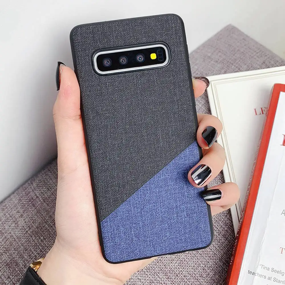 KISSCASE тканевый чехол для Samsung J6 2018/J6 Plus 2018 S7 Edge S8 S9 S10 телефона A8 2018/A6 |