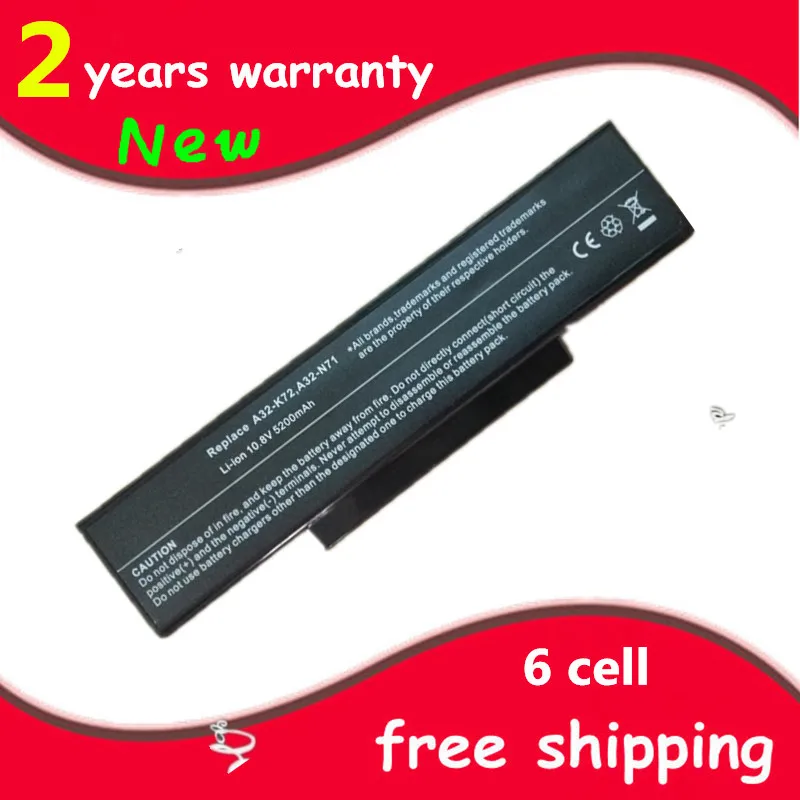 Новый аккумулятор для ноутбука Asus N73 N73F N73G N73J N73JF N73JG N73JN N73JQ N73Q N73S N73SD N73SL N73SN N73SQ N73SV