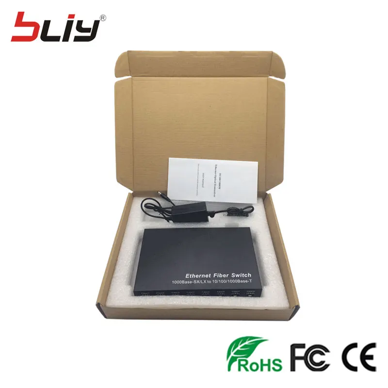 SFP 8G2E 1000 м gigabit 8 sfp волокна 2 RJ45 UTP волокно прерыватель Оптическое media converter ethernet